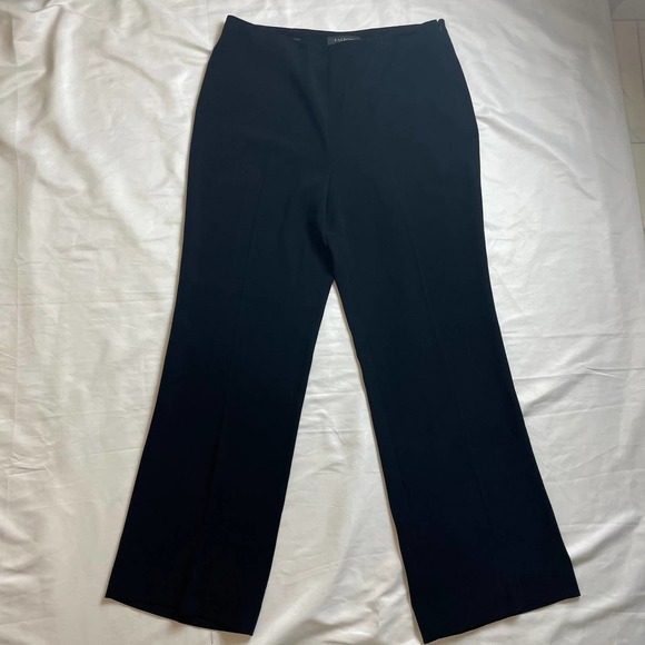 Talbots Classic side zip Full leg trouser pant black - Picture 2 of 9